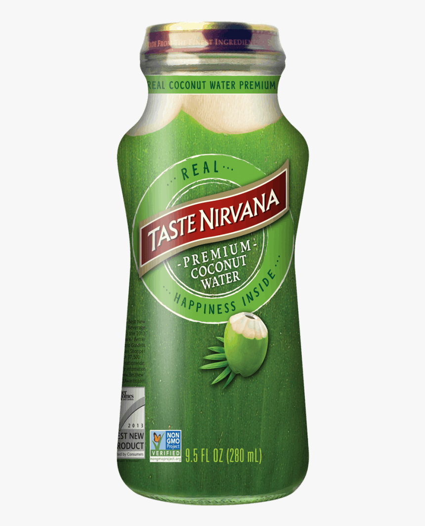 Front Label Image Of Real Coconut Water - Drink, HD Png Download