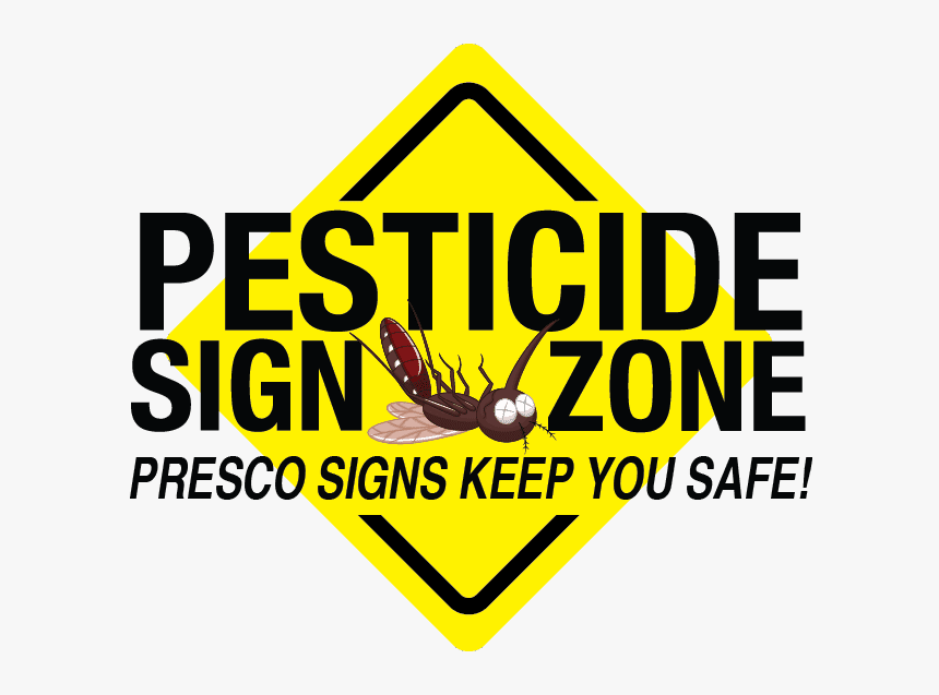 How To Properly Mark Pesticide Application Areas For - Traffic Sign, HD Png Download