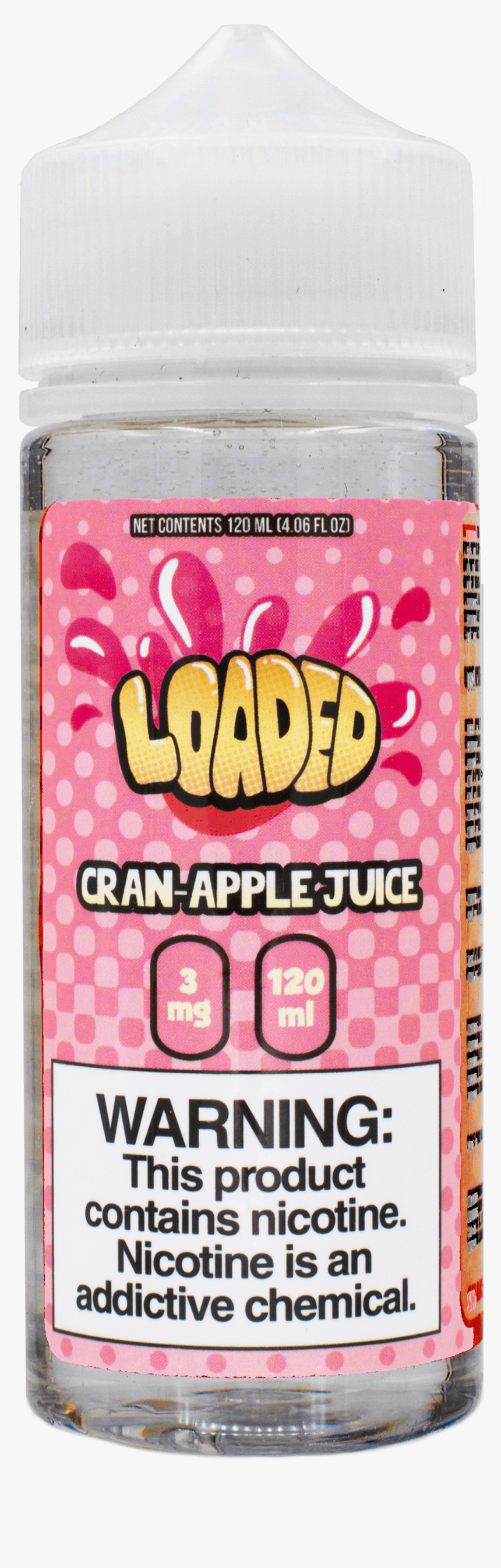 Cran Apple Juice Loaded E Liquid 120ml, HD Png Download