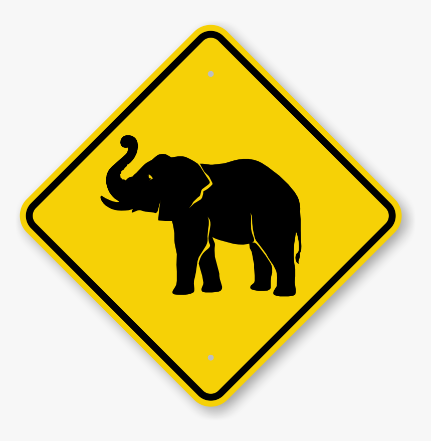 Bear Crossing Sign Transparent, HD Png Download