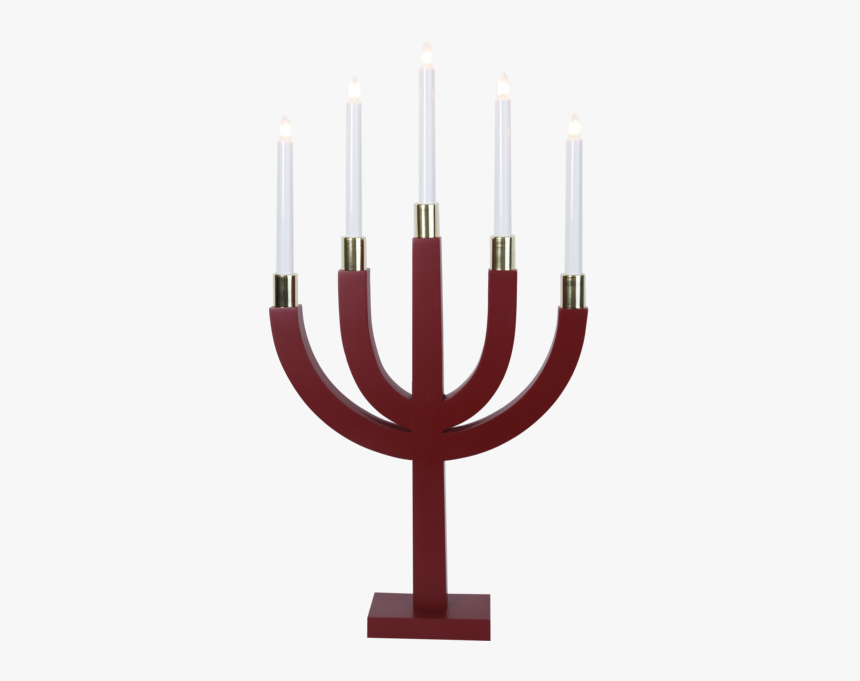 Candlestick Elias - Röd Adventsljusstake, HD Png Download