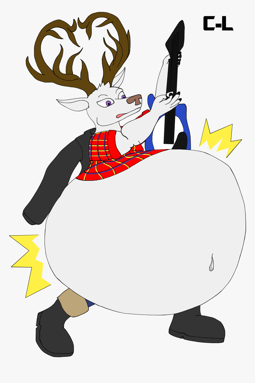 Transparent Anonymous Png - Fat Anthro Deer, Png Download