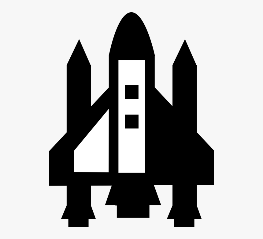Vector Illustration Of United States Nasa Space Shuttle, HD Png Download