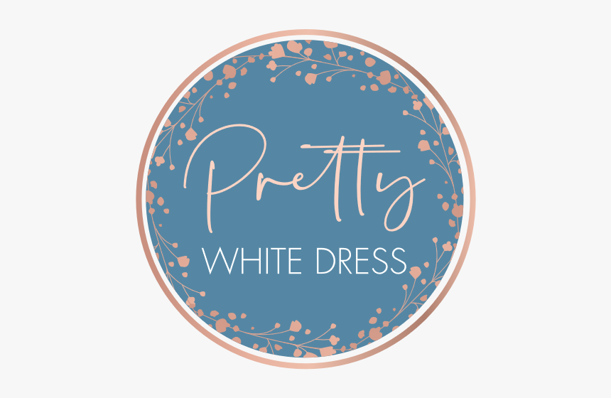 Pretty White Dress Round Logo - Circle, HD Png Download