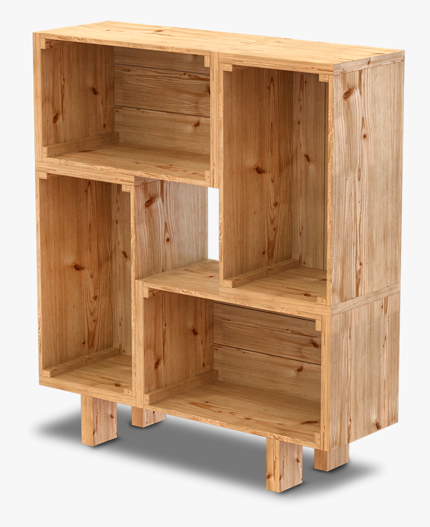 Palette Wood Shelves 53d View 
 Class Mw 100 Mh 100 - Shelf, HD Png Download