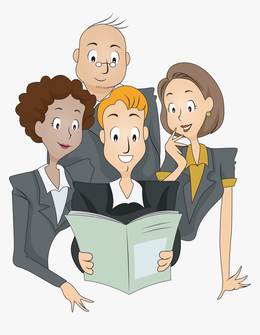 People Reading Png, Transparent Png