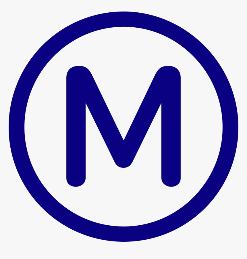Paris Metro Symbol, HD Png Download
