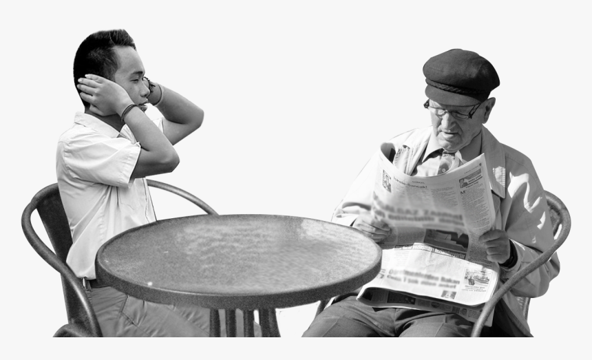 Reading Newspaper, HD Png Download