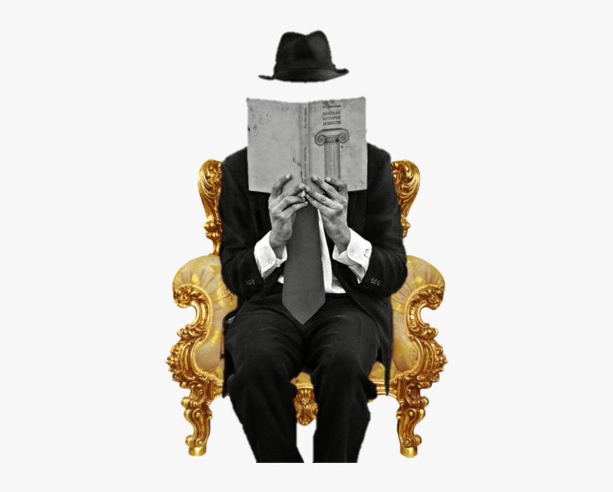 #sitting #reading #interesting #contemporaryart #teefallon - Illustration, HD Png Download