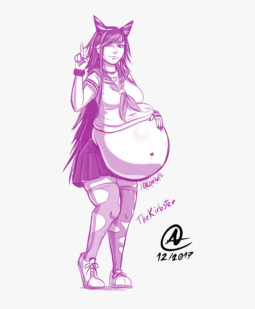 Ibuki S Ibelly [request] - Cartoon, HD Png Download