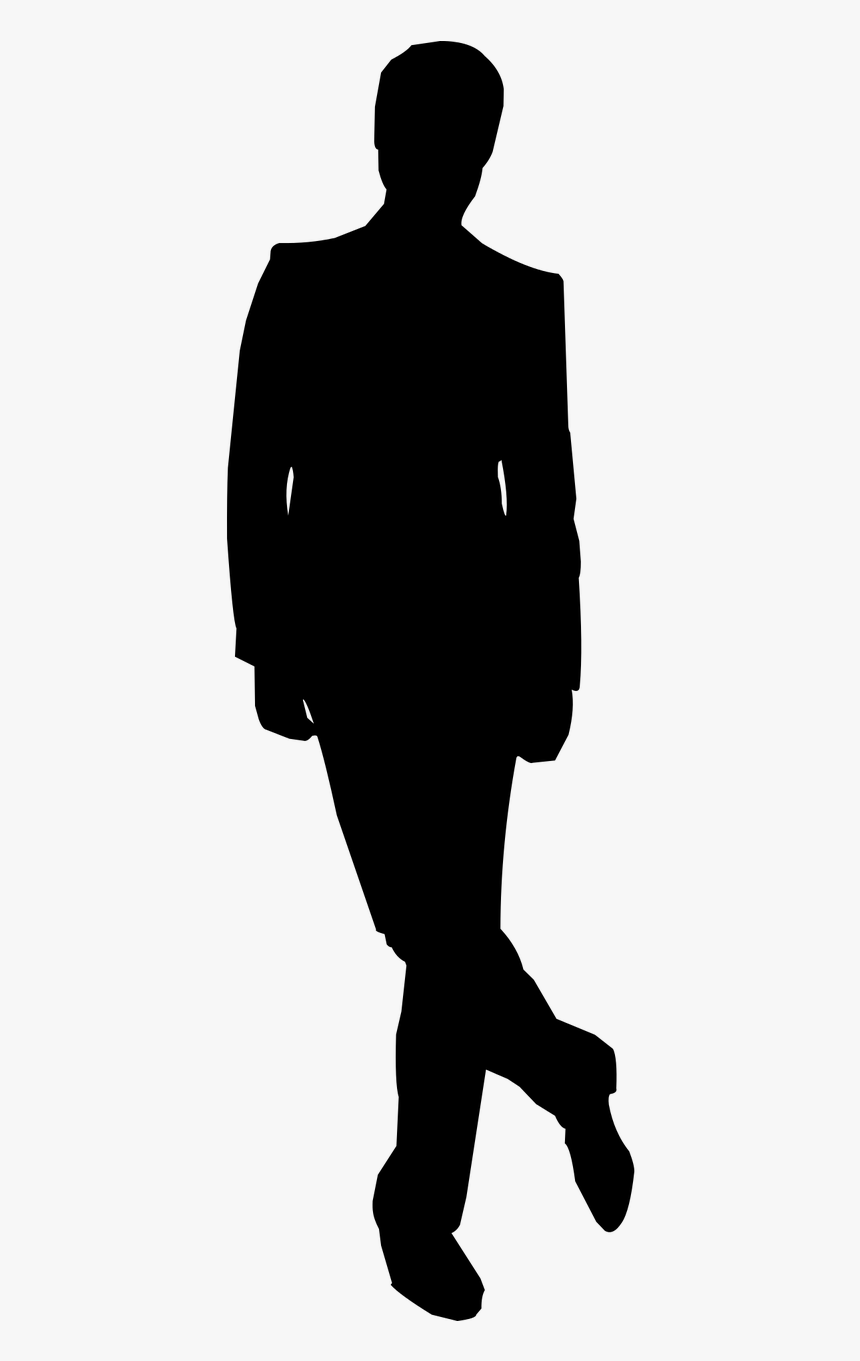 Man Silhouette Standing Free Photo - Man, HD Png Download