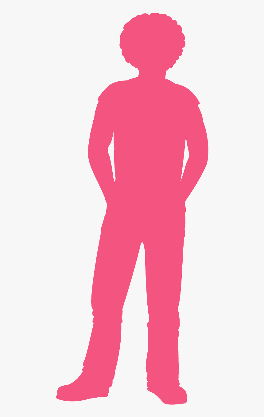 Black Man Silhouette Png, Transparent Png