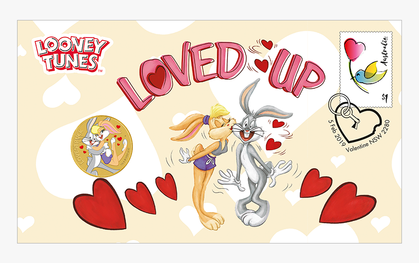 Looney Tunes Lovestruck Postal Numismatic Cover Product - Looneytunes 2019, HD Png Download