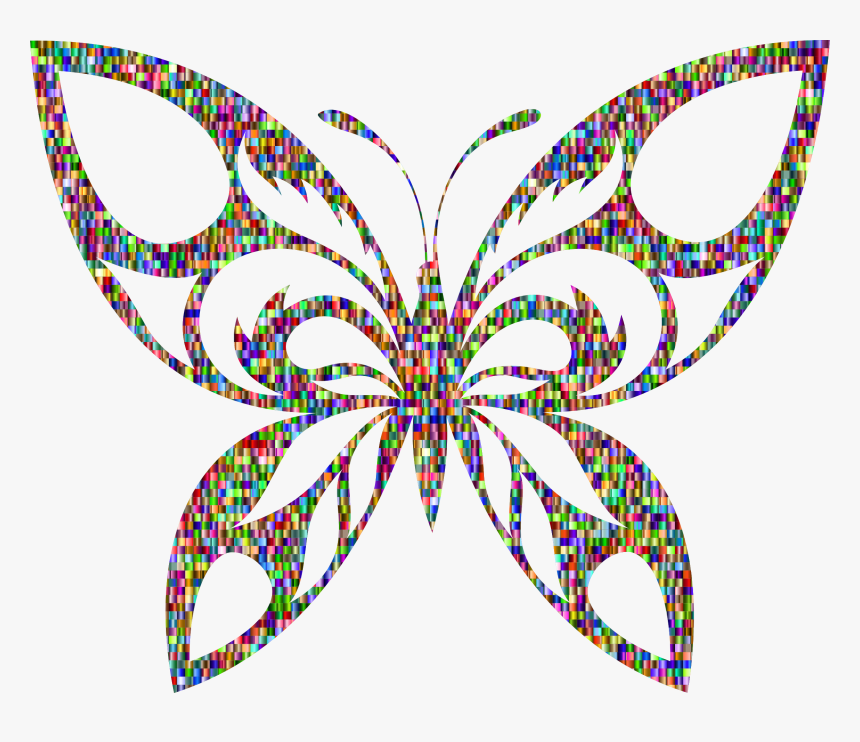 Transparent Dragonfly Silhouette Png - Butterfly And Flower Silhouette, Png Download