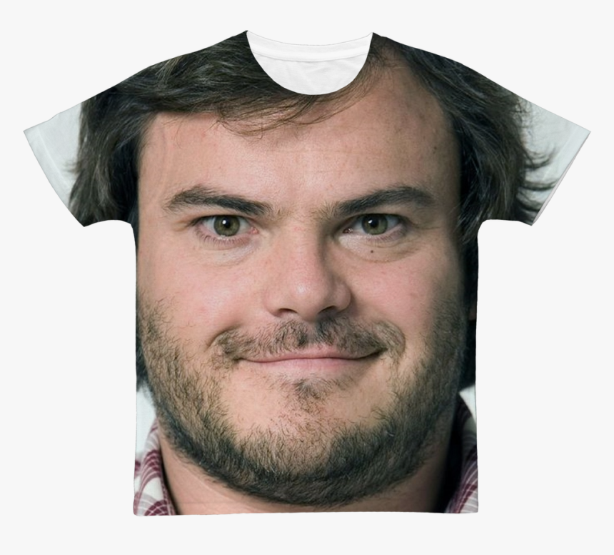 Jack Black Classic Sublimation Adult T-shirt 
 Class - Jack Black, HD Png Download