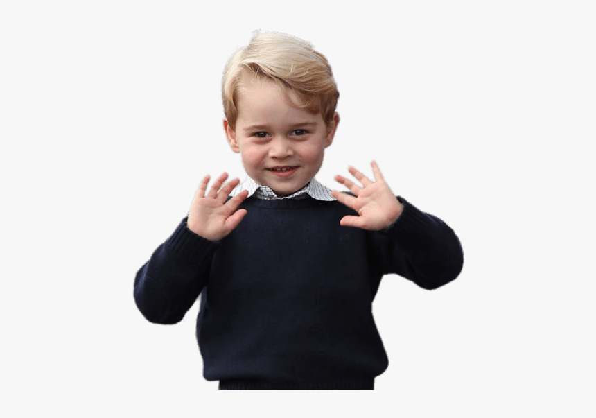Prince George Showing Hands - Prince George Of Cambridge Line For The Throne, HD Png Download