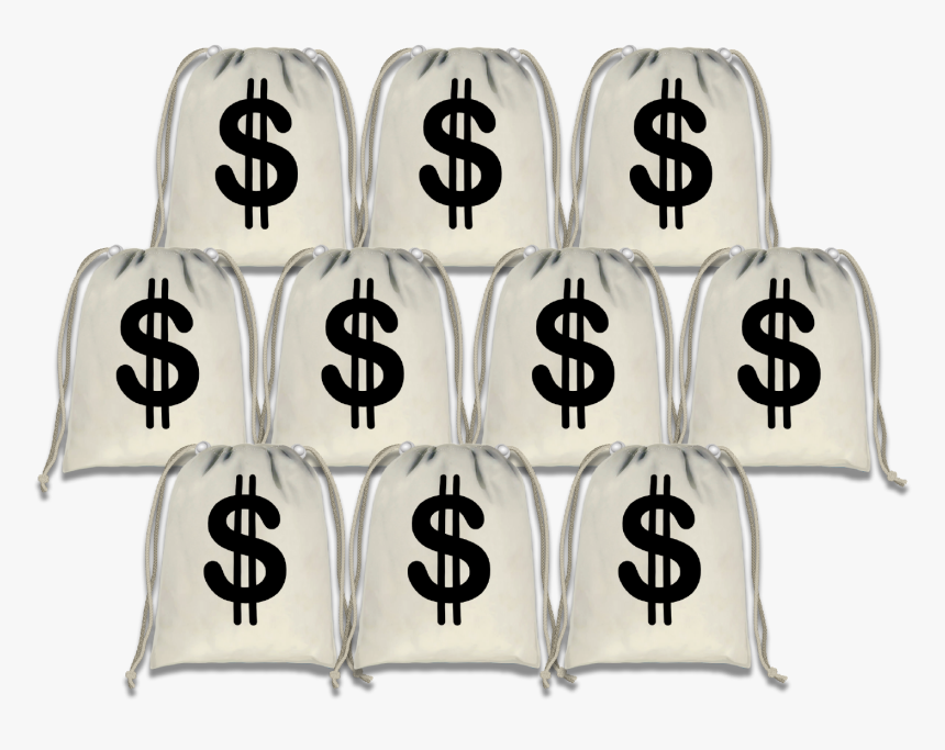 Money Drawstring Tote Bag - Zipper, HD Png Download