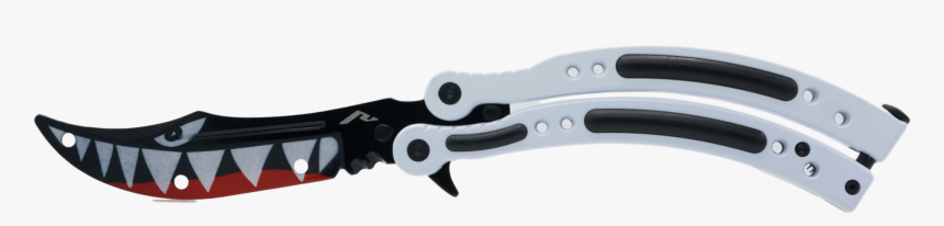 Butterfly Knife White Shark, HD Png Download