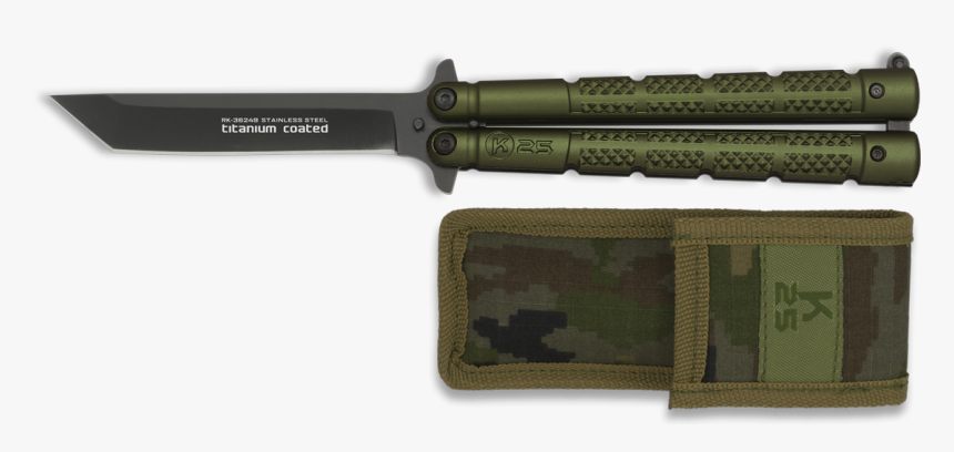 Transparent Butterfly Knife Png - Butterfly Knife K25, Png Download