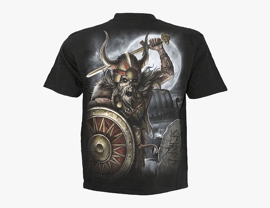 Viking Undead T-shirt - Norse Mythology Viking Warrior Angel, HD Png Download