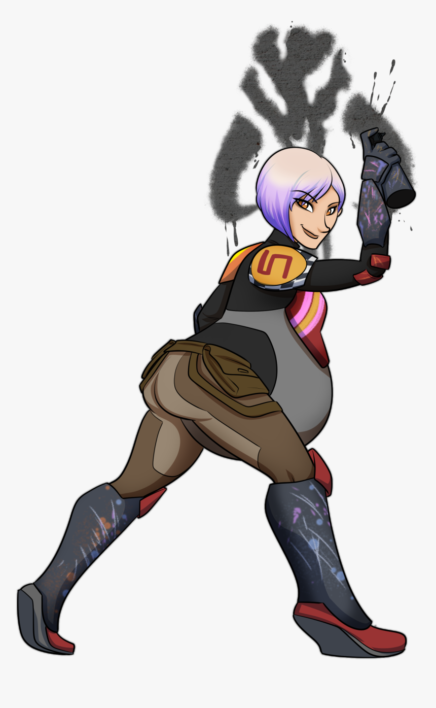 Mandalorian Mama - Ahsoka Pregnant Star Wars, HD Png Download