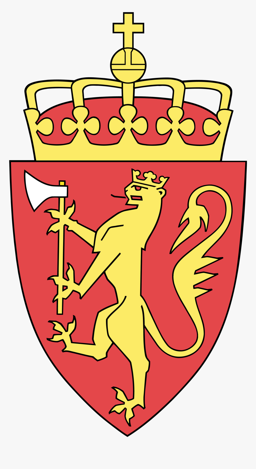 Coat Of Arms Norway - Norway Coat Of Arms, HD Png Download