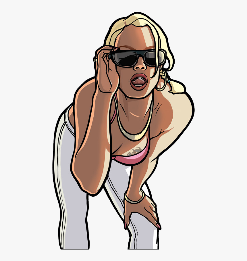 We Hope To See You In Og Soon And Join Us - Gta San Andreas Girl Png, Transparent Png