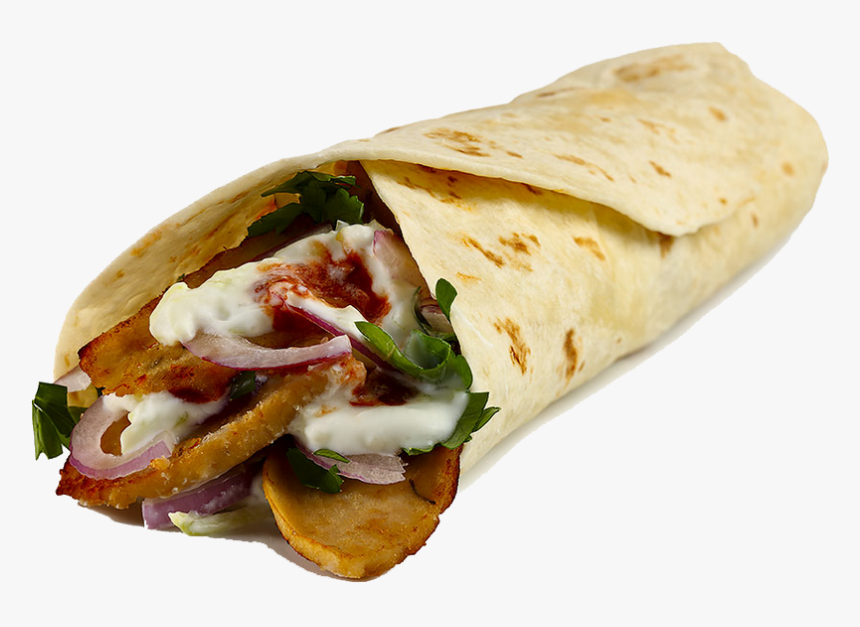 Doner Kebab Png - Kebab Wrap Png, Transparent Png