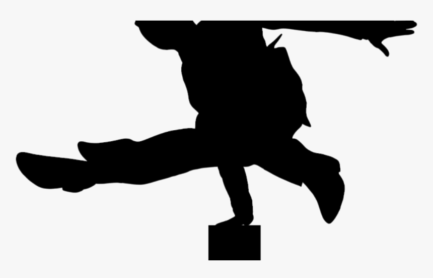 Transparent Jumping Silhouette Png - Jumping Silhouette Man Png, Png Download