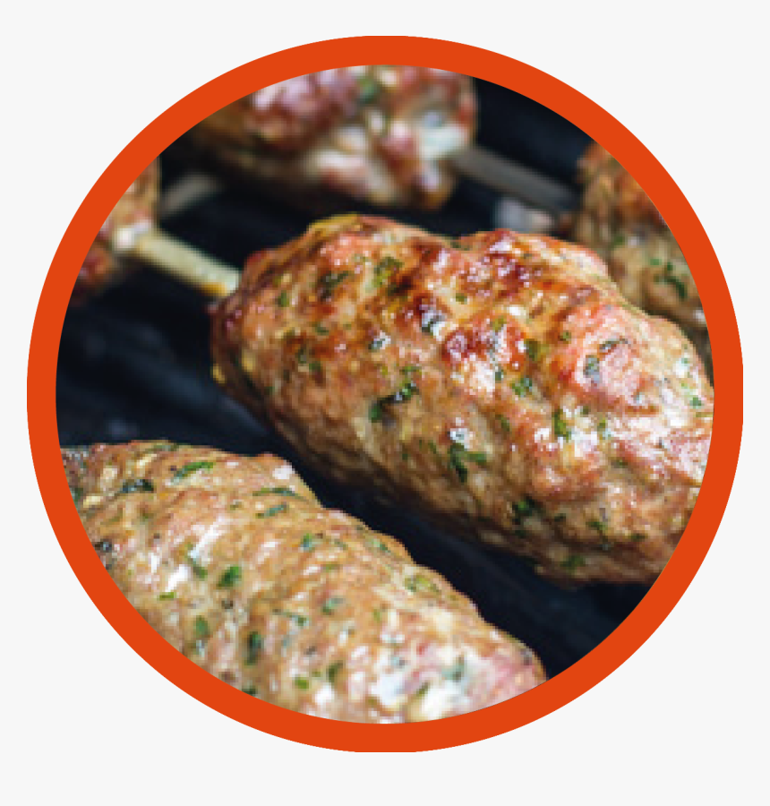 Lamb Kofta Kebab - Lamb Kofta Kebab Roll, HD Png Download