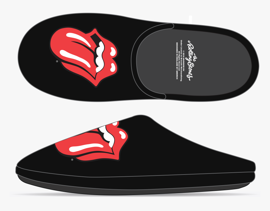 Rolling Stones Slippers, HD Png Download