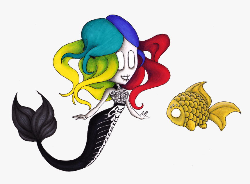 Transparent Mermaid Scales Png - Cartoon, Png Download