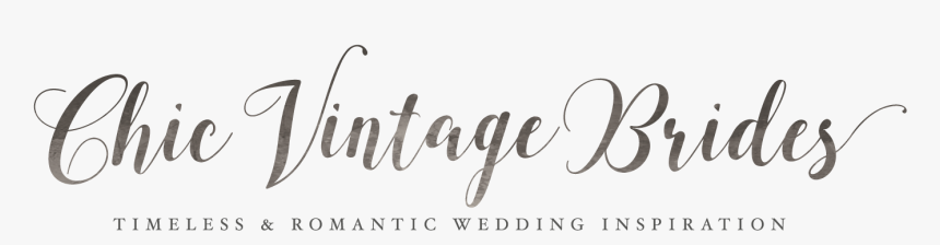 Chic Vintage Brides Logo, HD Png Download
