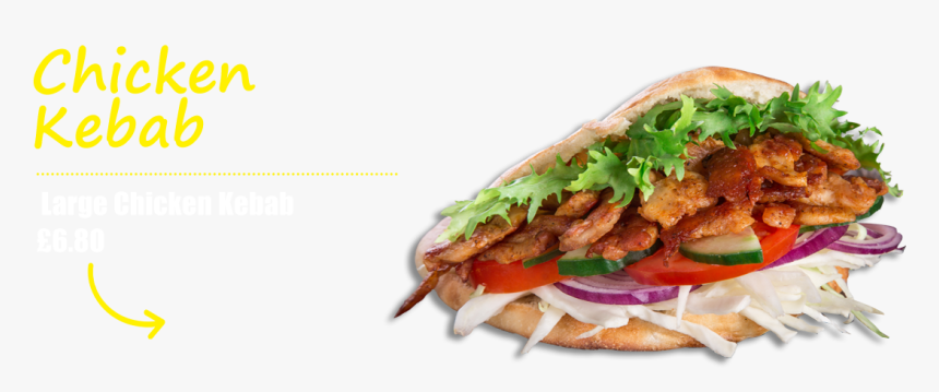 Chicken-kebab - Fast Food, HD Png Download