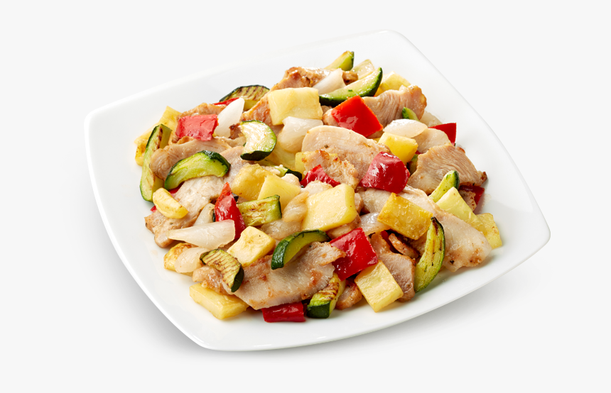 Chicken Kebab And Grilled Vegetables - Pasta Salad Examples, HD Png Download