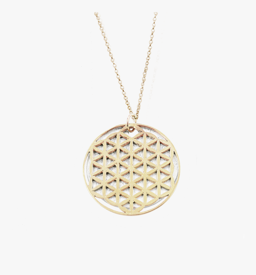 Flower Of Life Gold Pendant, HD Png Download
