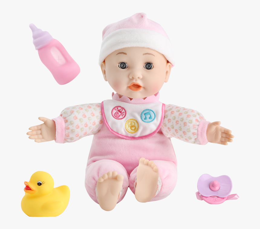 Cute Cute Baby Can Talk And Milk, Baby Soft Glue Pacify - Doll, HD Png Download