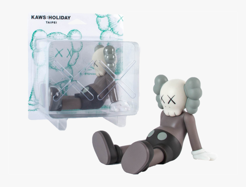 Kaws Holiday Limited 7-inch Vinyl Figure Brown - Kaws Holiday Taipei Figure, HD Png Download