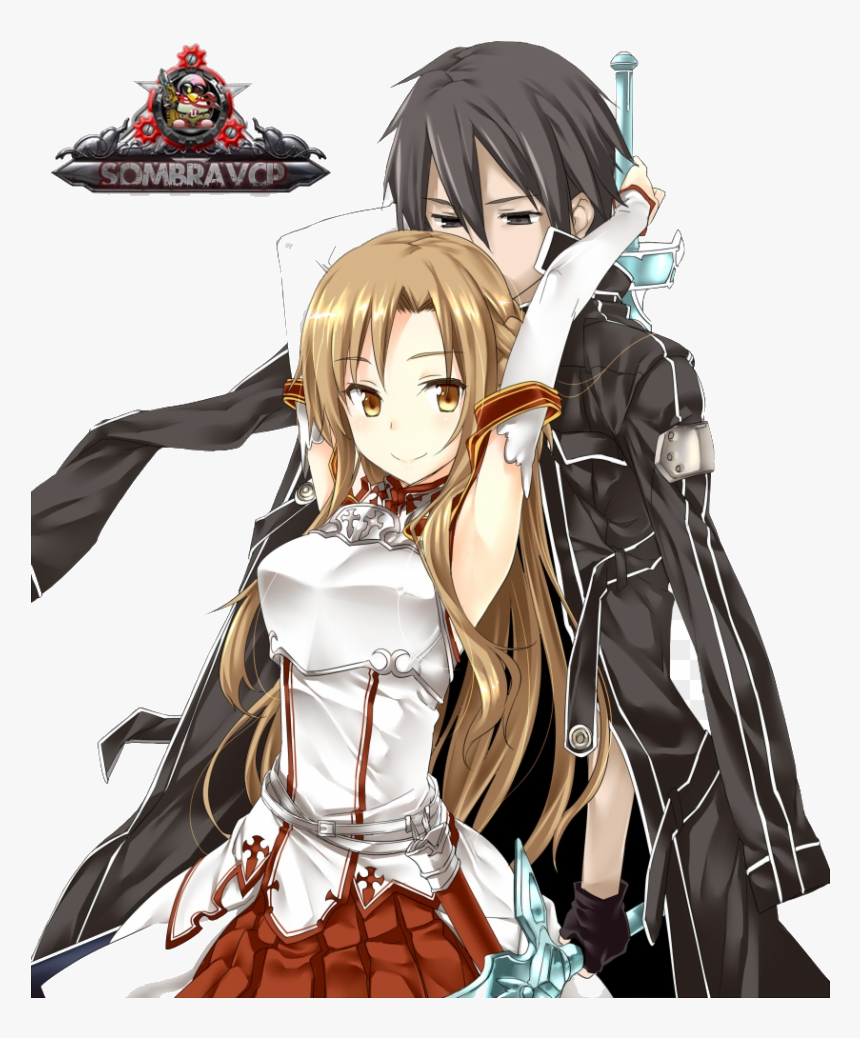 Sword Art Online Render Couple Free Transparent Png - Sword Art Online Render, Png Download