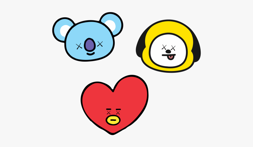 Kaws X Bt21, HD Png Download