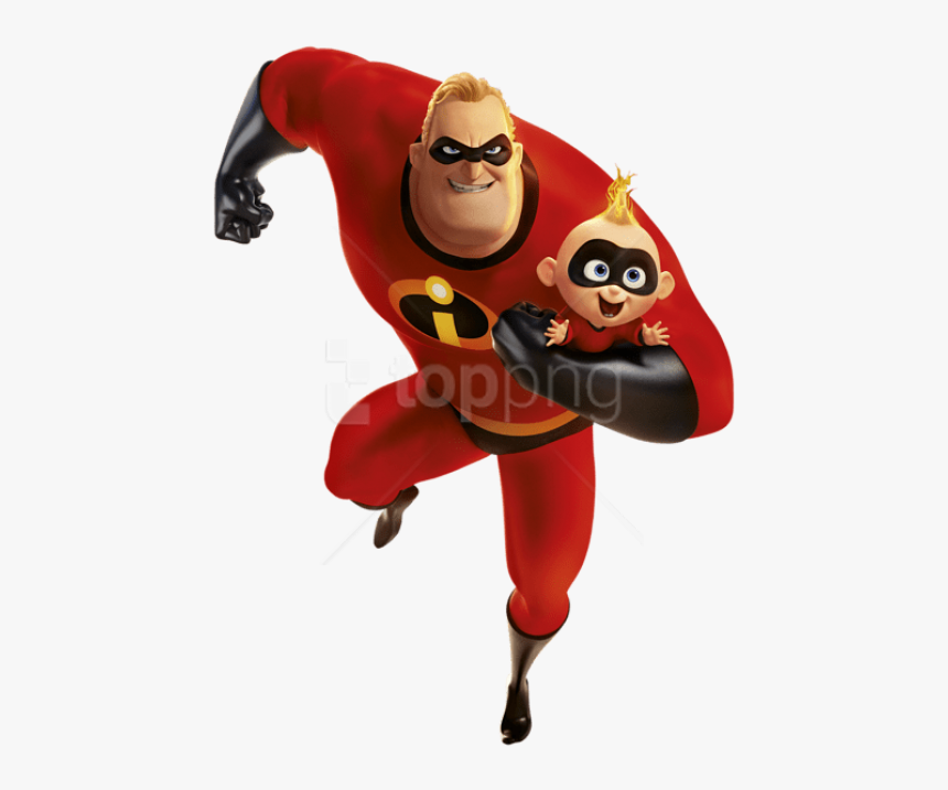 Incredibles Free Images Toppng - Mr Incredible And Jack Jack, Transparent Png