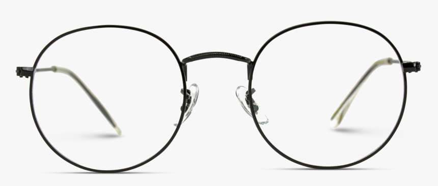 Blaine Round Metal Clear Glasses, HD Png Download