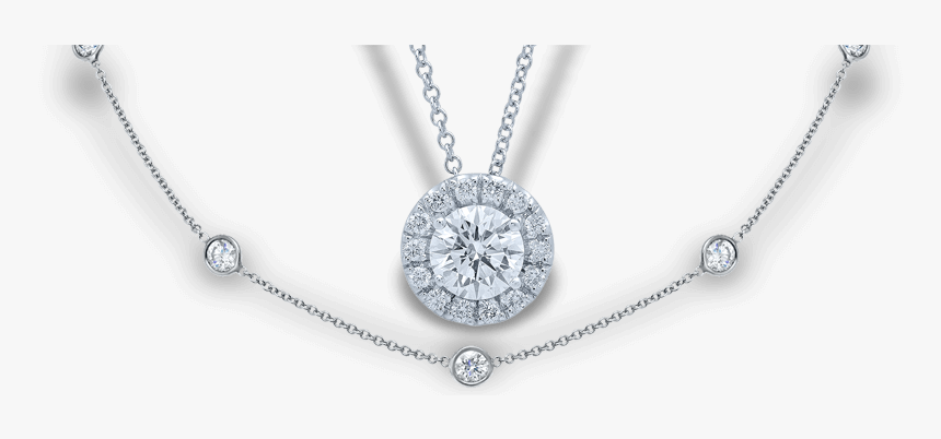 Moissanite Necklaces - Locket, HD Png Download