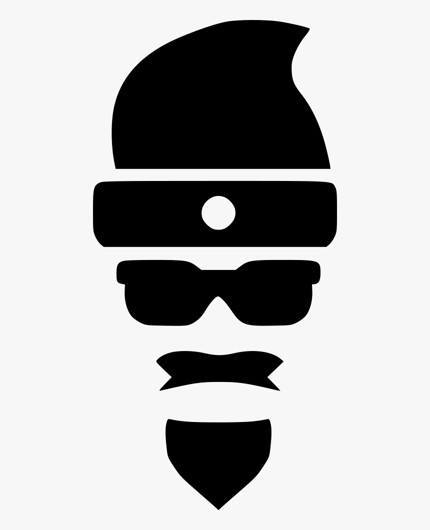 Hipster Man Style Fashion Face - 3d Glass, HD Png Download