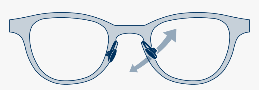 Adjustable Nose Pads Glasses Frames - Colegio Tierra Del Fuego, HD Png Download