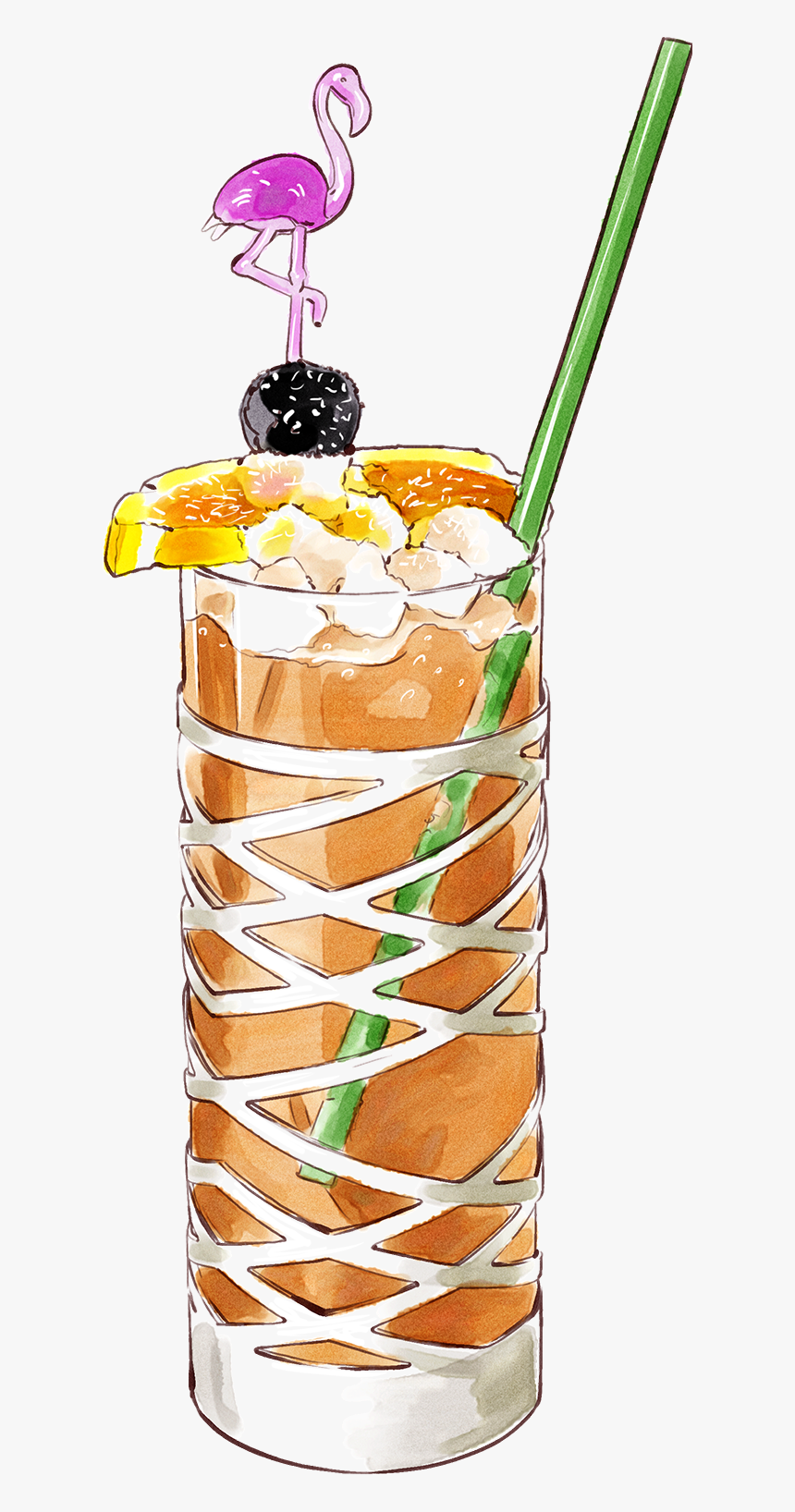 Transparent Pina Colada Clipart - Iced Tea, HD Png Download