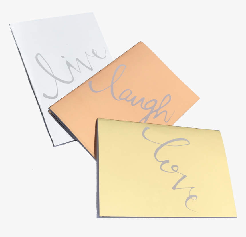 Lunarbay Notebook Live Laugh Love , Png Download - Paper, Transparent Png