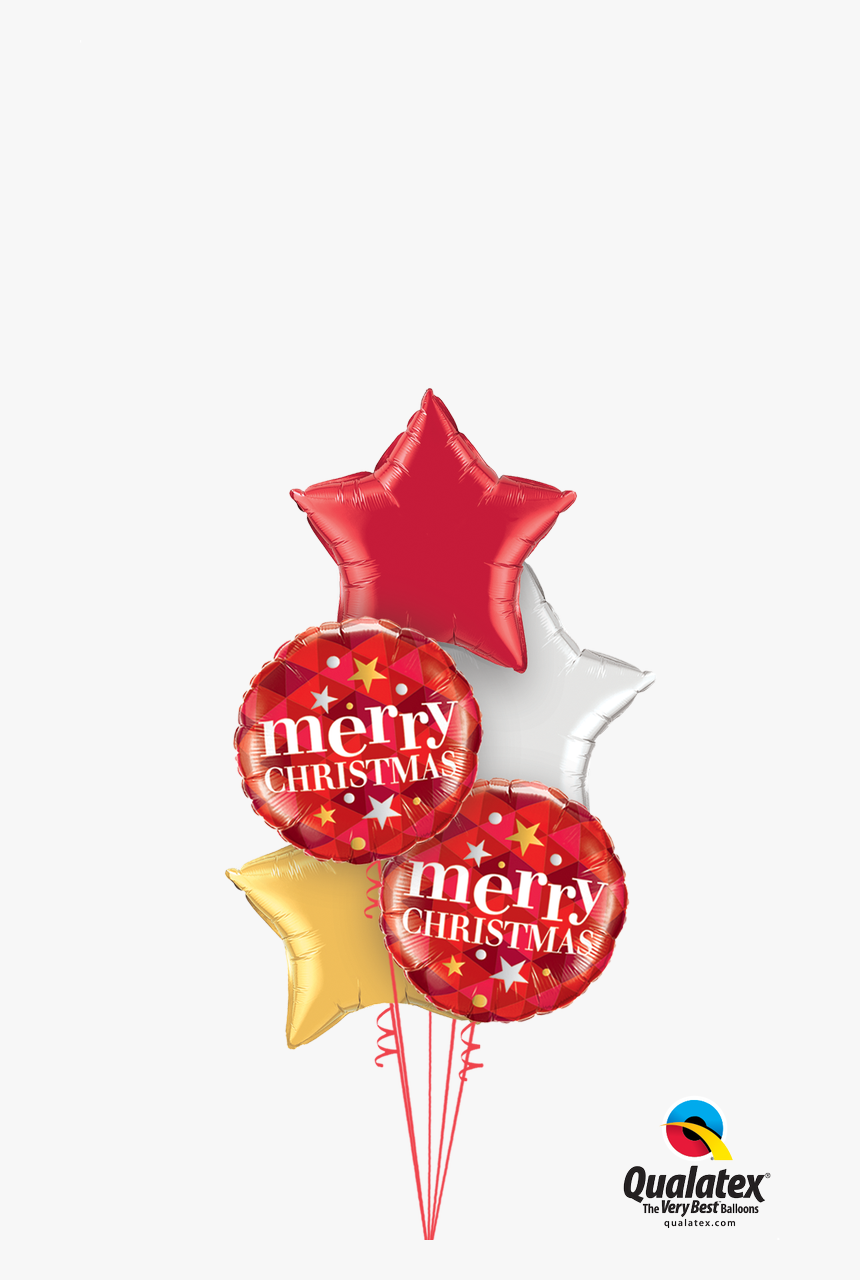 Merry Christmas Balloons Transparent, HD Png Download