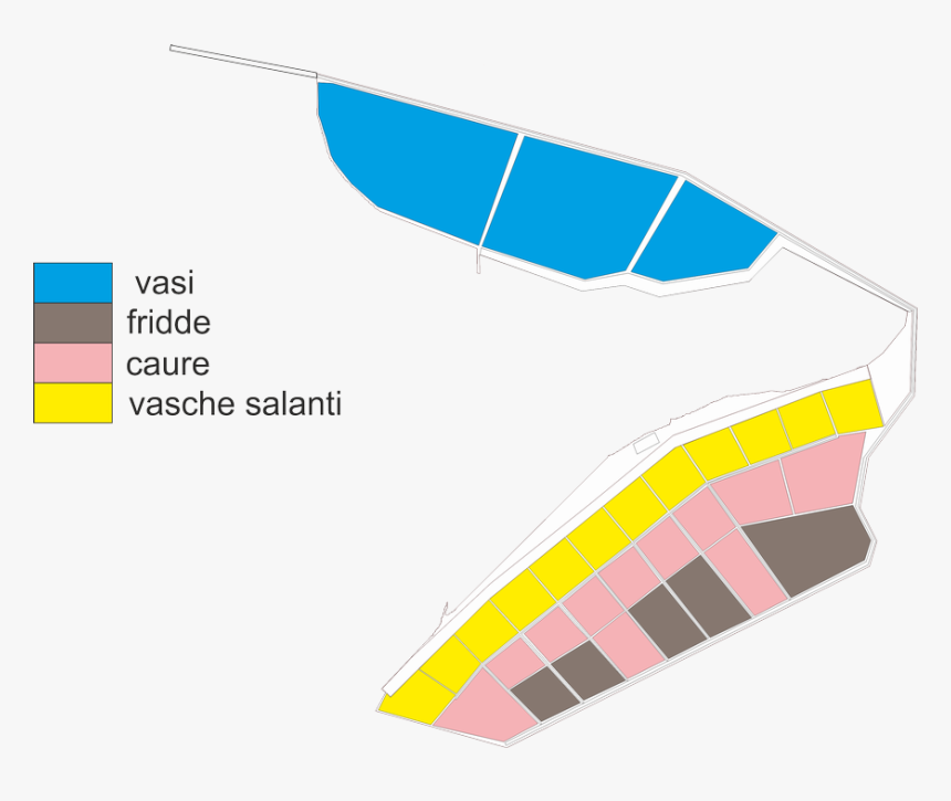 Schema Vasche Saline Di Trapani, HD Png Download