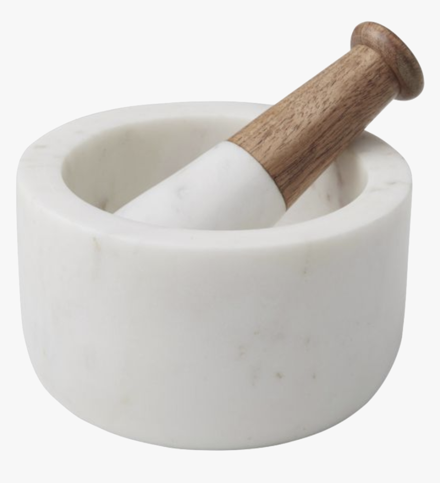 Marble Mortar & Pestle - Mortar And Pestle White Marble, HD Png Download